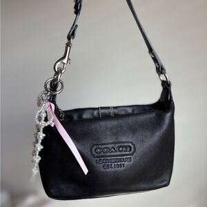 Vintage/Y2K Coach Leather Mini Black Handbag